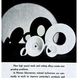 1922 Norton Grinding Wheels Crystolon Advertisement Industrial Tools DWA20